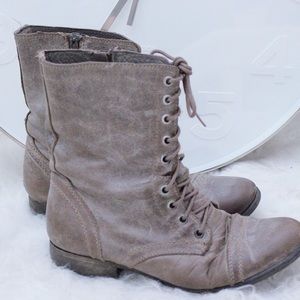 Steve Madden combat boots